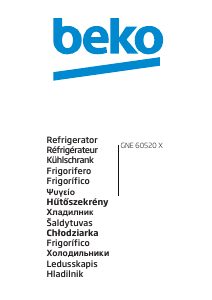 Manual BEKO GNE 60520 X Fridge-Freezer