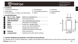 Bedienungsanleitung Prestigio MultiPhone 4044 DUO Handy