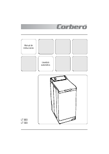 Manual de uso Corberó LT 580 Lavadora