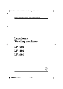 Manual Corberó LF 880 Washing Machine