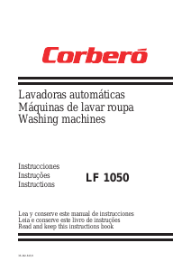 Manual de uso Corberó LF 1050 Lavadora