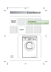 Manual de uso Corberó LC 895E Lavadora