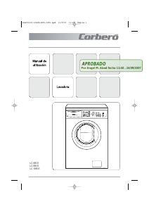 Manual de uso Corberó LC 695E Lavadora