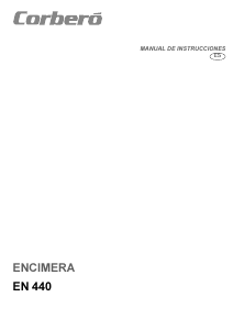Manual de uso Corberó EN440CR Placa