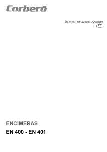 Manual de uso Corberó EN400I/2 Placa