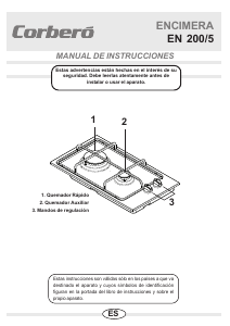 Manual de uso Corberó EN200/5 Placa