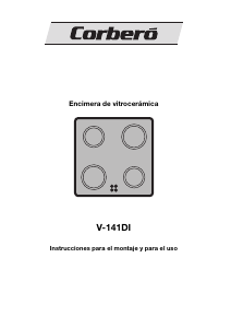 Manual de uso Corberó V-141DI 57C Placa