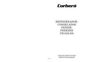 Manual Corberó FD6155S/6 Fridge-Freezer