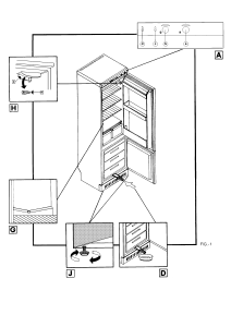 Manual de uso Corberó FC1850P/3 Frigorífico combinado