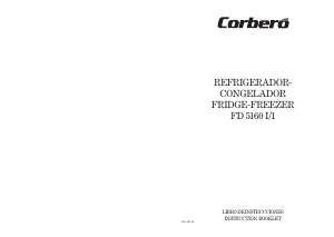 Manual de uso Corberó FD5160I/1 Frigorífico combinado