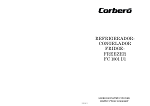 Bruksanvisning Corberó FC1801I/1 Kyl-frys