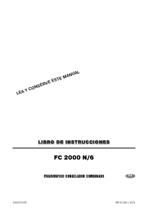 Manual de uso Corberó FC2000N/6 Frigorífico combinado