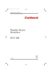 Manual de uso Corberó SCC500 Secadora