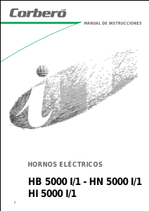 Manual de uso Corberó HN5000I/1 Horno