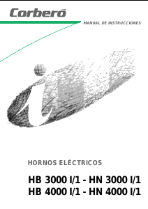 Manual de uso Corberó HB4000P Horno