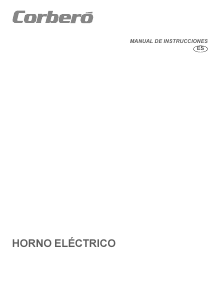 Manual de uso Corberó HR4000I Horno
