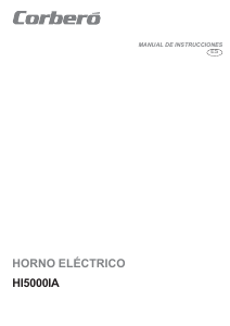 Manual de uso Corberó HI5000IA Horno
