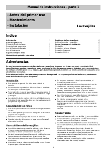 Manual de uso Corberó LVC 63S Lavavajillas