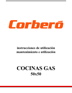 Manual de uso Corberó 5040HGN7 Cocina