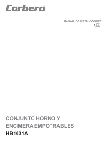 Manual de uso Corberó HB1031A Cocina