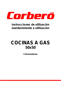 Manual de uso Corberó 5040HGICB4 Cocina