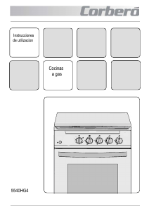 Manual de uso Corberó 5540HGN4 Cocina
