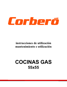 Manual de uso Corberó 5541HG Cocina