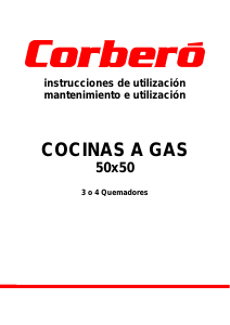Manual de uso Corberó 5040HGB4 Cocina