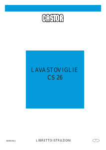 Manuale Castor CS 26 Lavastoviglie