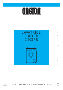 Manuale Castor C 503 PR Lavatrice