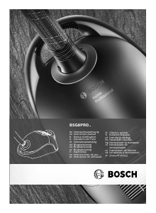 Käyttöohje Bosch BSG8PRO1GB Pölynimuri