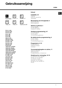 Bedienungsanleitung Hotpoint Luce FK 61 X/HA Backofen