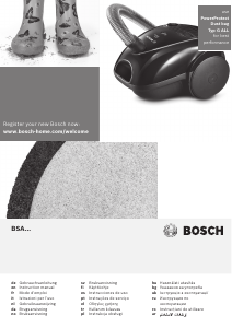 Manual Bosch BSA3125RU Aspirador