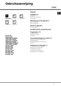 Руководство Hotpoint Luce FK 83 X/HA духовой шкаф