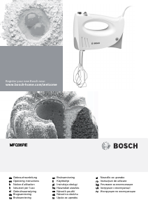 Руководство Bosch MFQ35RE Ручной миксер