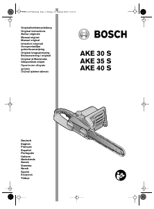 Manual Bosch AKE 40 S Chainsaw