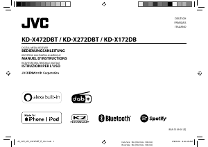 Mode d’emploi JVC KD-X272DBT Autoradio