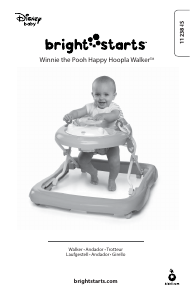 Manual Bright Starts 11238-IS Winnie the Pooh Happy Hoopla Baby Walker