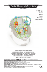 Manual Bright Starts 60406-ES Merry Monkey Espreguiçadeira para bebê