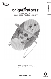 Manual de uso Bright Starts 10518-ES Happy Hoopla Vibrating Hamaca bebé