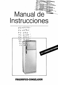 Manual de uso Corberó FD1531 Frigorífico combinado