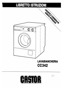 Manuale Castor CC 342 Lavatrice