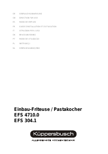 Bedienungsanleitung Küppersbusch EFS 304.1 Fritteuse