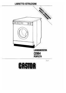 Manuale Castor CX 964 Perfecta Lavatrice