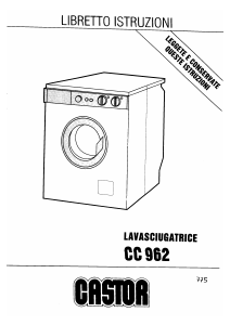 Manuale Castor CC 962 Lavasciuga