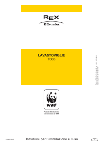 Manuale Electrolux-Rex T065 Lavastoviglie