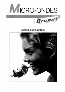 Mode d’emploi Brandt MB1021 Micro-onde