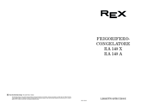 Manuale Electrolux-Rex RA140A Frigorifero