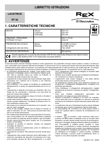 Manuale Electrolux-Rex RT65 Lavatrice