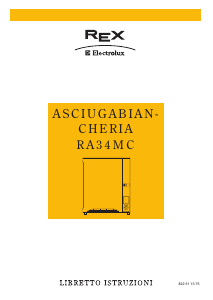 Manuale Electrolux-Rex RA34MC Asciugatrice